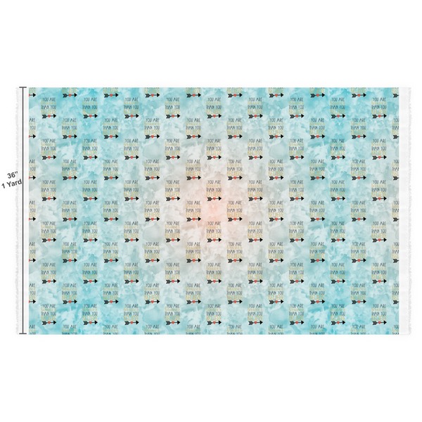 Inspirational Quotes Fabric Full Yard