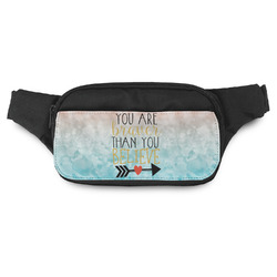 Inspirational Quotes Fanny Pack - Modern Style