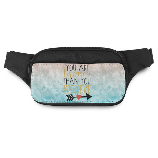 Custom Inspirational Quotes Fanny Pack - Modern Style