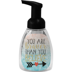 Inspirational Quotes Foam Soap Bottle - Black