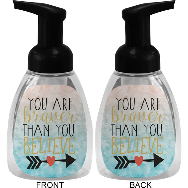 Inspirational Quotes Foam Soap Bottle (Front & Back)