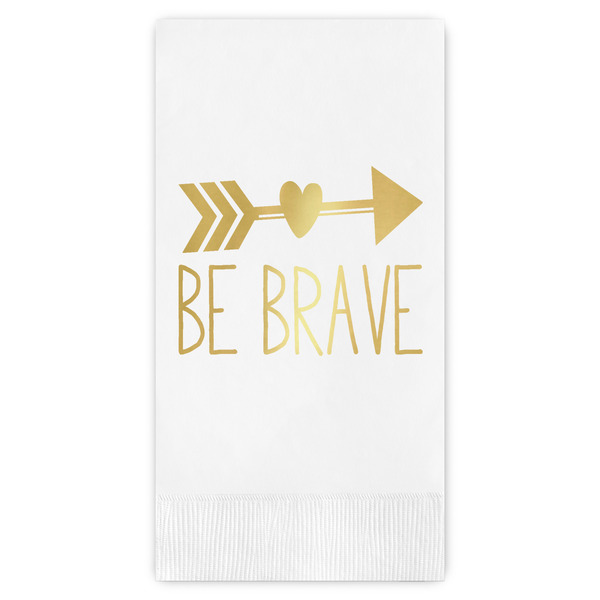 Custom Inspirational Quotes Guest Napkins - Foil Stamped