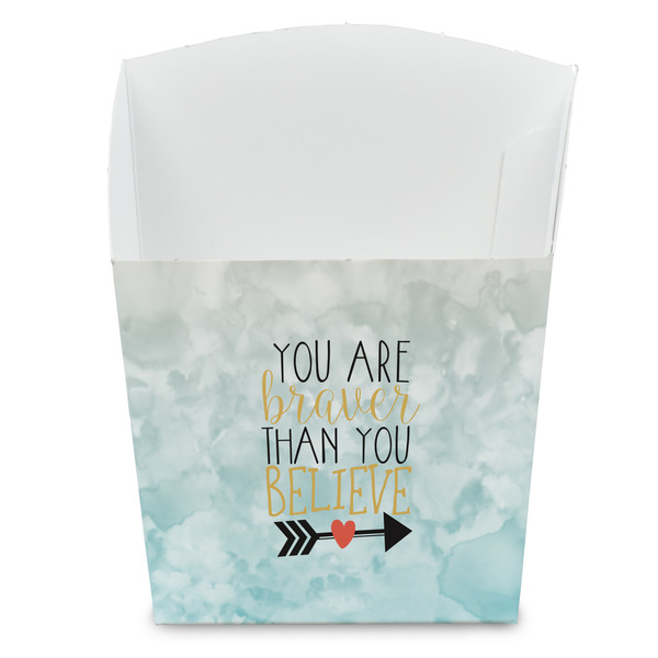 Custom Inspirational Quotes French Fry Favor Boxes
