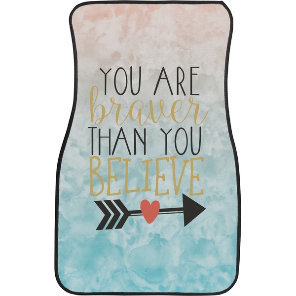 Inspirational Quotes Front Seat Car Mat