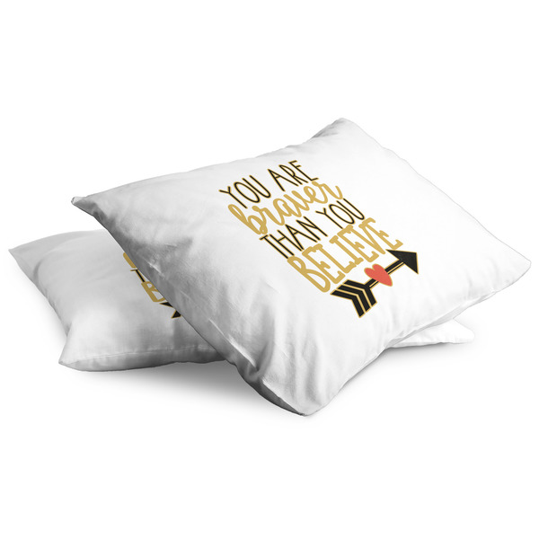 Inspirational Quotes Full Pillow Case - TWO (partial print)