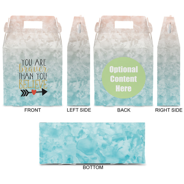 Inspirational Quotes Gable Favor Box - Approval