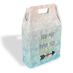 Inspirational Quotes Gable Favor Box