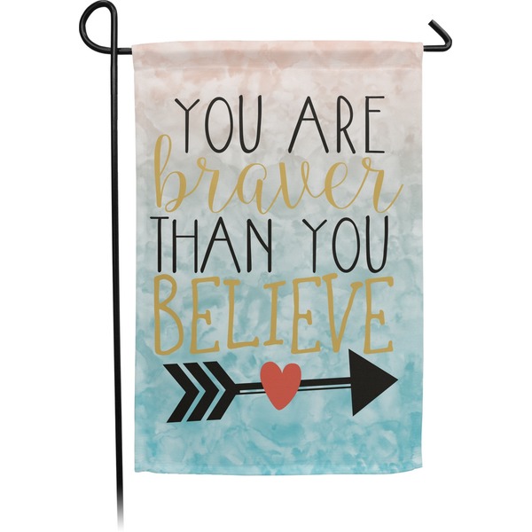 Custom Inspirational Quotes Small Garden Flag - Double Sided