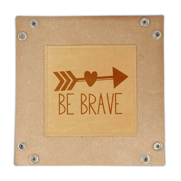 Inspirational Quotes Genuine Leather Valet Trays - FRONT