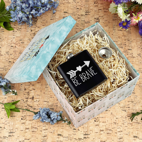 Inspirational Quotes Gift Boxes with Lid - Canvas Wrapped - Large - In Context