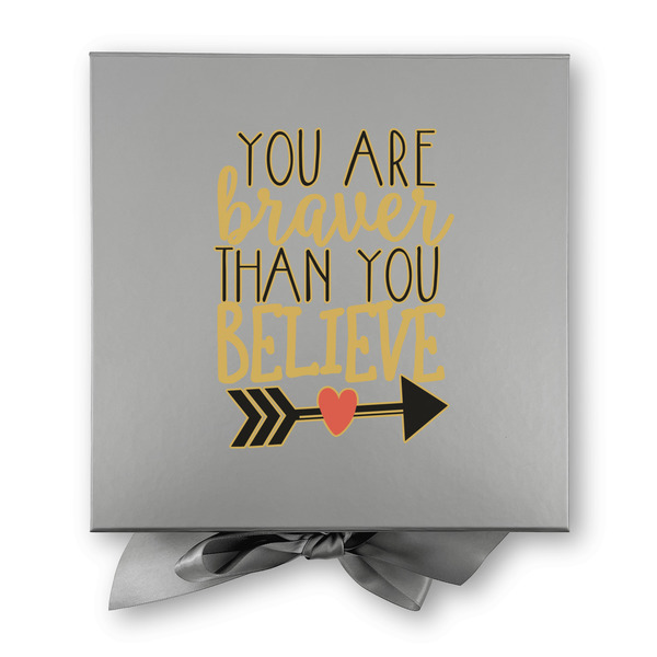 Inspirational Quotes Gift Boxes with Magnetic Lid - Silver - Approval