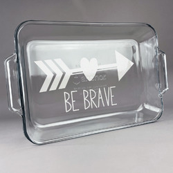Inspirational Quotes Glass Baking and Cake Dish