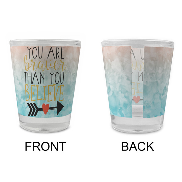 Inspirational Quotes Glass Shot Glass - Standard - APPROVAL