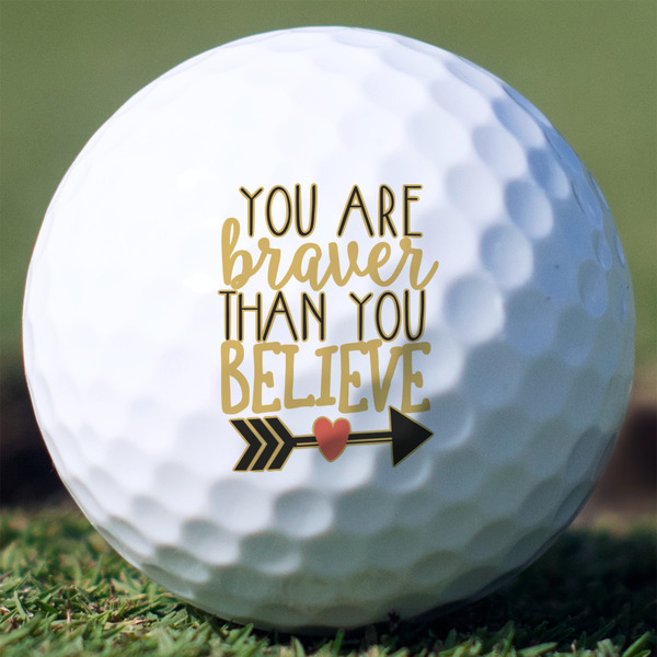 Custom Inspirational Quotes Golf Balls