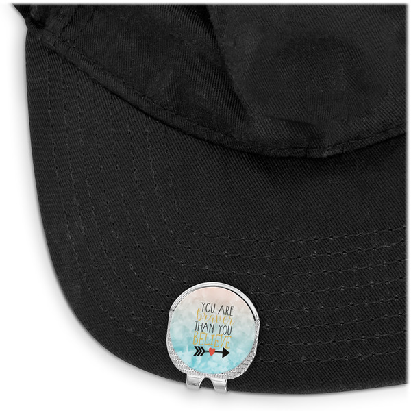 Inspirational Quotes Golf Ball Marker Hat Clip - Main