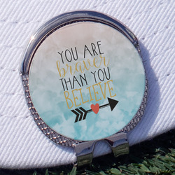 Inspirational Quotes Golf Ball Marker - Hat Clip