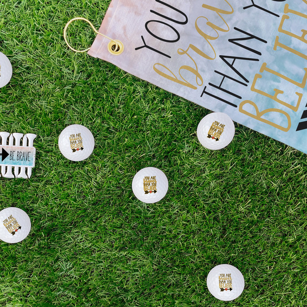 Inspirational Quotes Golf Balls - Generic - Set of 12 - LIFESTYLE