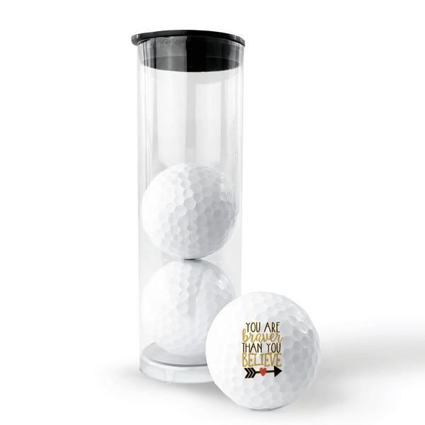 Inspirational Quotes Golf Balls - Generic - Set of 3 - PACKAGING