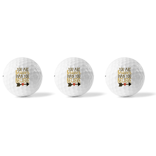 Inspirational Quotes Golf Balls - Titleist - Set of 3 - APPROVAL