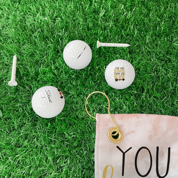 Inspirational Quotes Golf Balls - Titleist - Set of 3 - LIFESTYLE