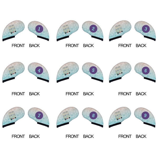 Inspirational Quotes Golf Club Covers - APPROVAL (set of 9)