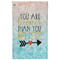 Inspirational Quotes Golf Towel - Front (Large)