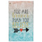 Inspirational Quotes Golf Towel - Poly-Cotton Blend - Large