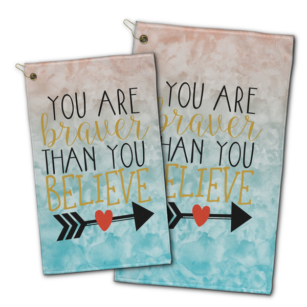 Inspirational Quotes Golf Towel - PARENT (small and large)