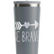 Inspirational Quotes Grey RTIC Everyday Tumbler - 28 oz. - Close Up