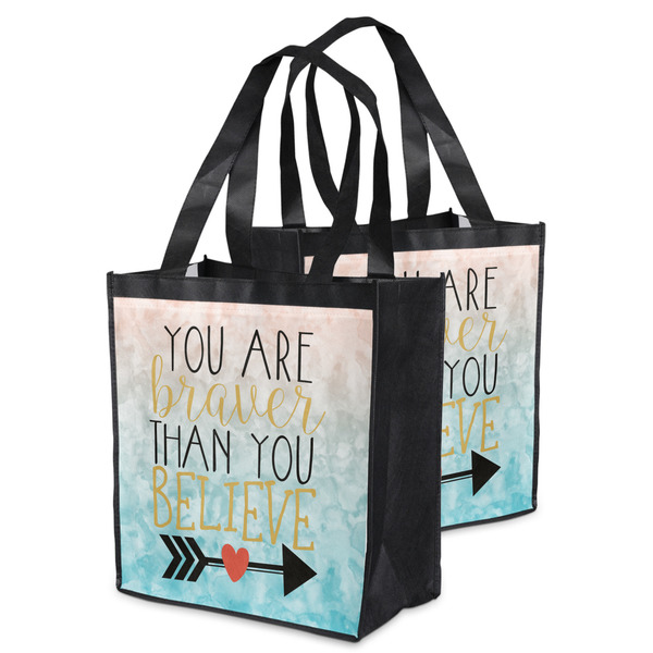 Inspirational Quotes Grocery Bag - MAIN