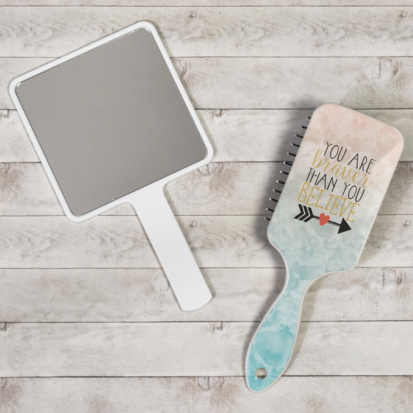 Inspirational Quotes Hair Brush - In Context