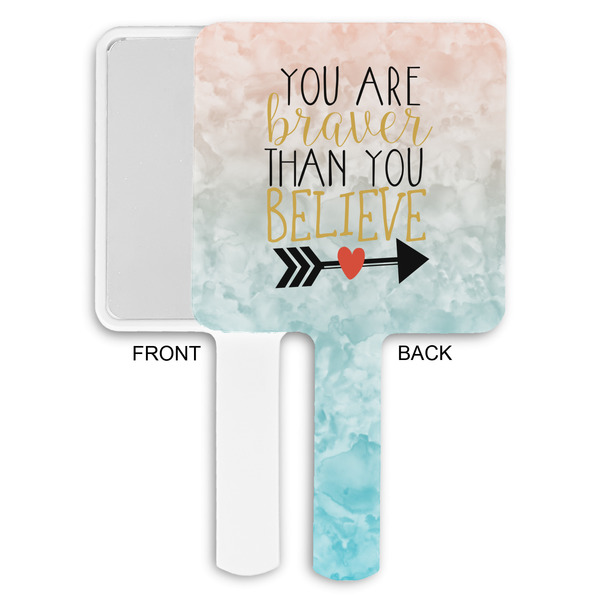 Inspirational Quotes Hand Mirrors - Approval