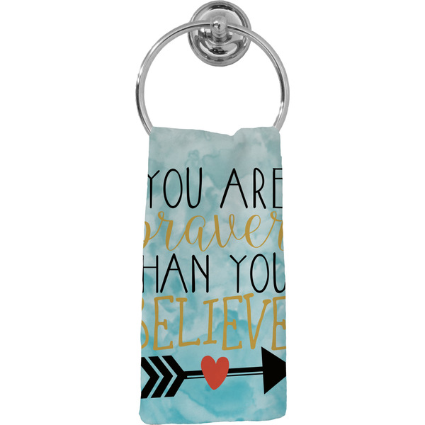 Custom Inspirational Quotes Hand Towel - Full Print