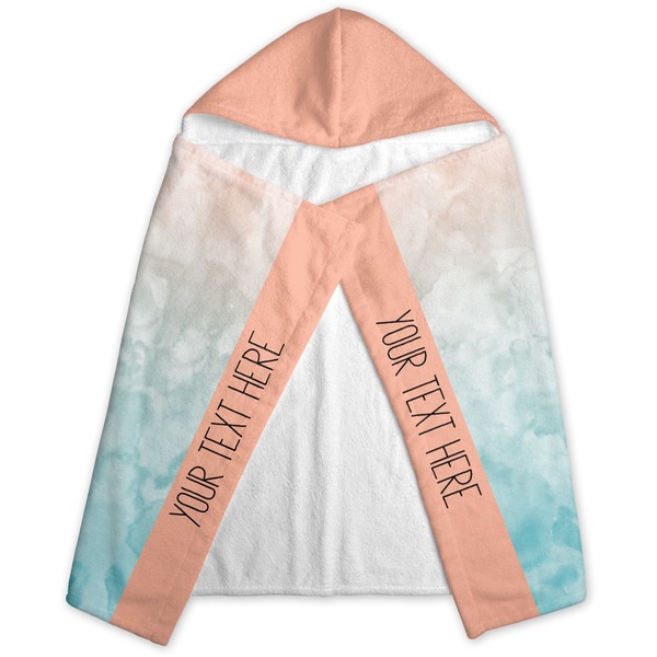 Inspirational Quotes Hooded Towel - Folded