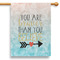 Inspirational Quotes 28" House Flag - Single Sided