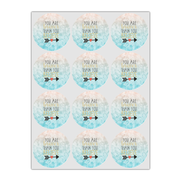 Inspirational Quotes Icing Circle - Small - Set of 12