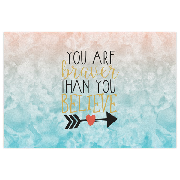 Inspirational Quotes Indoor / Outdoor Rug - 2'x3' - Front Flat