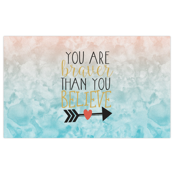 Inspirational Quotes Indoor / Outdoor Rug - 3'x5' - Front Flat