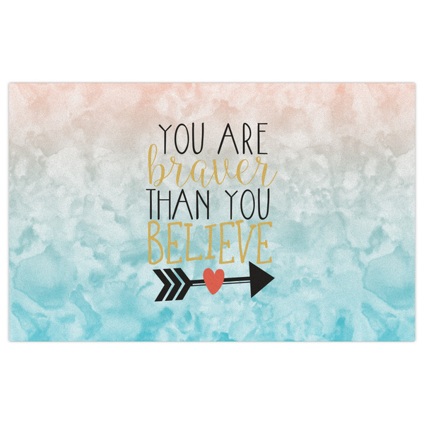 Inspirational Quotes Indoor / Outdoor Rug - 5'x8' - Front Flat