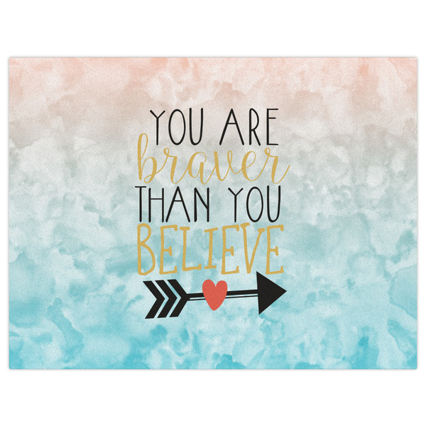 Inspirational Quotes Indoor / Outdoor Rug - 6'x8' - Front Flat