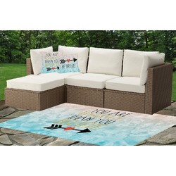 Inspirational Quotes Indoor / Outdoor Rug - Custom Size