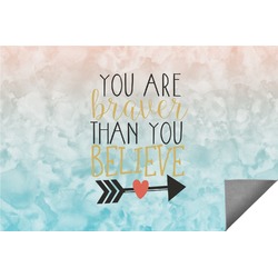 Inspirational Quotes Indoor / Outdoor Rug - 5'x8'