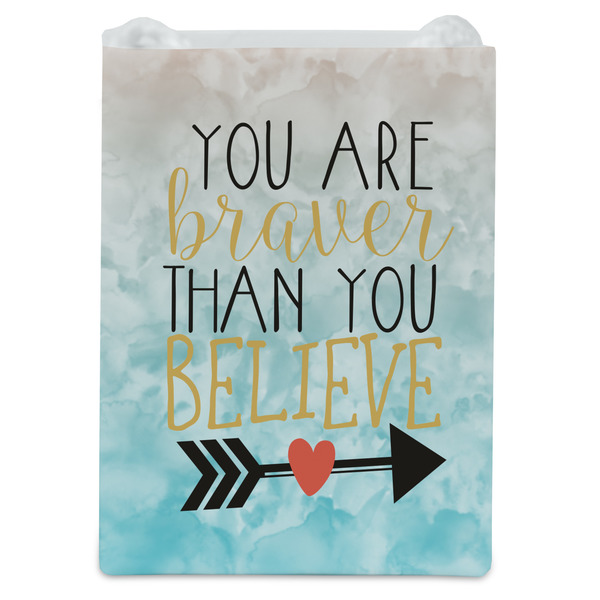 Inspirational Quotes Jewelry Gift Bag - Matte - Front
