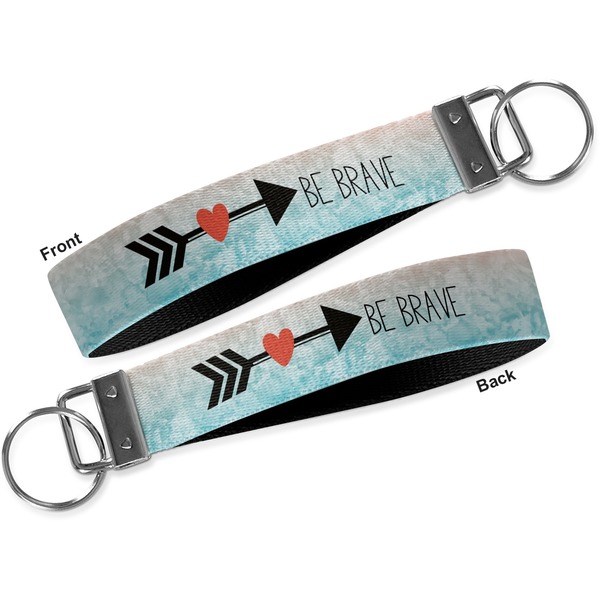 Inspirational Quotes Key-chain - Metal and Nylon - Front and Back