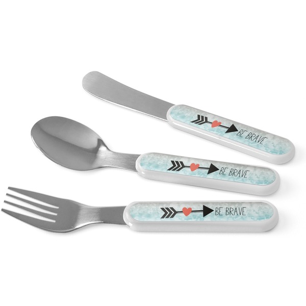Custom Inspirational Quotes Kid's Flatware