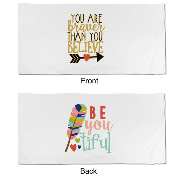 Inspirational Quotes King Pillow Case - APPROVAL (partial print)