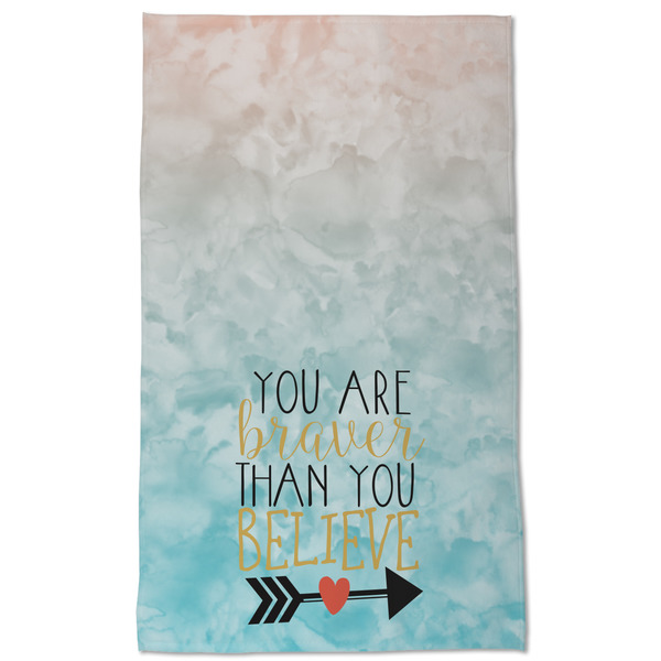 Inspirational Quotes Kitchen Towel - Poly Cotton - Full Front