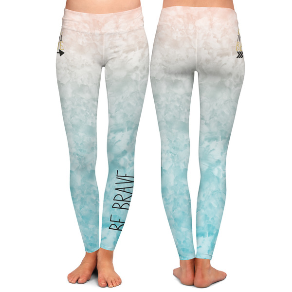 Inspirational Quotes Ladies Leggings - Front and Back