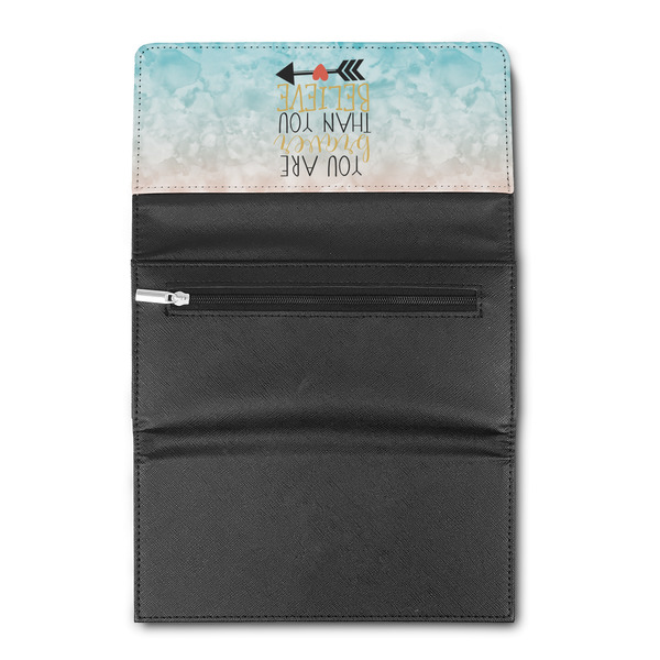 Inspirational Quotes Ladies Wallet (Open)