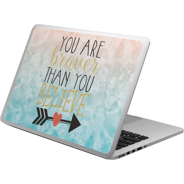 Custom Inspirational Quotes Laptop Skin - Custom Sized